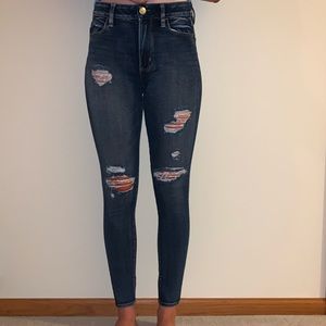 American Eagle Distressed jeggings